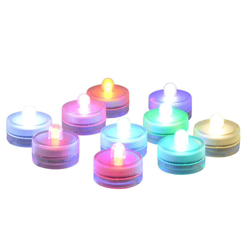 Lumină submersibilă LED colorată pentru acvariu, cu clipire lentă, impermeabilă