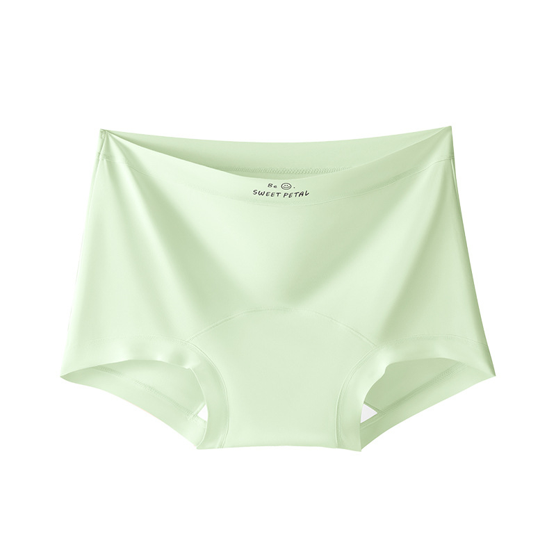 Ženske Ice Silk boxerice s pamukom u preponi, srednji dio struka, antibakterijske, produžena dužina (10A)