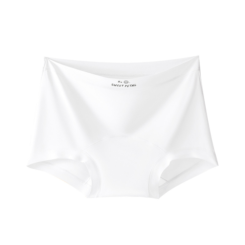 Ženske Ice Silk boxerice s pamukom u preponi, srednji dio struka, antibakterijske, produžena dužina (10A)