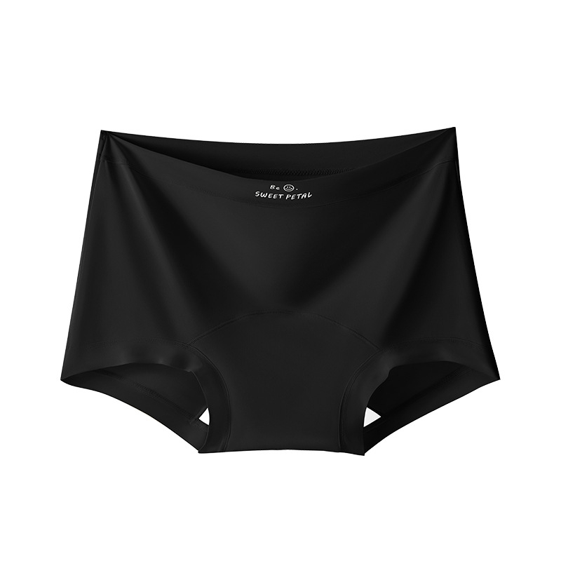 Ženske Ice Silk boxerice s pamukom u preponi, srednji dio struka, antibakterijske, produžena dužina (10A)