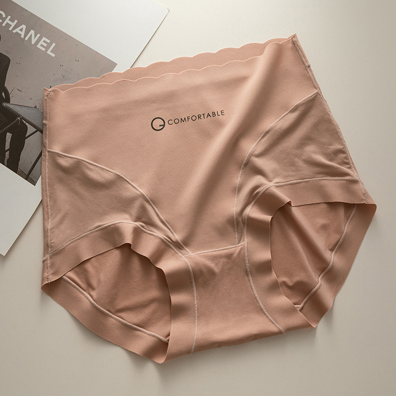 Bešivne ženske gaćice od ice-silk, lagane i prozračne, srednji pojas, plus veličina, produženi prepona, antibakterijske, trokutaste gaćice