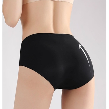 Ice Silk ženske gaćice, plus veličina, udobne, bez šivanja, podizanje stražnjice, prozračne, sexy, srednji porast struka, cvjetna čipka, podstava od svile moruše