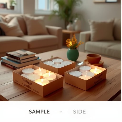 Bezdimne parafinske tea light svijeće za aromaterapiju, kuhanje čaja, vjenčanja, priznanja i rođendane; okrugle male božićne DIY svijeće
