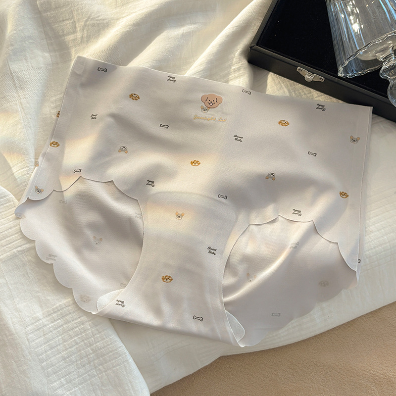 10A ultra-tanke Ice Silk gaćice za djevojčice, srednji struk, brzo sušeće, s printsom psa