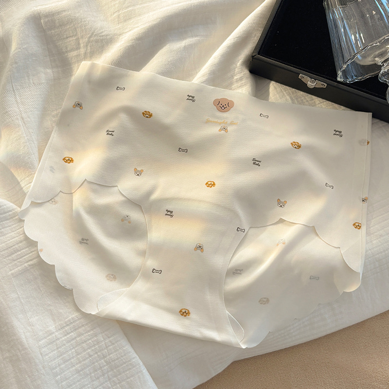 10A ultra-tanke Ice Silk gaćice za djevojčice, srednji struk, brzo sušeće, s printsom psa