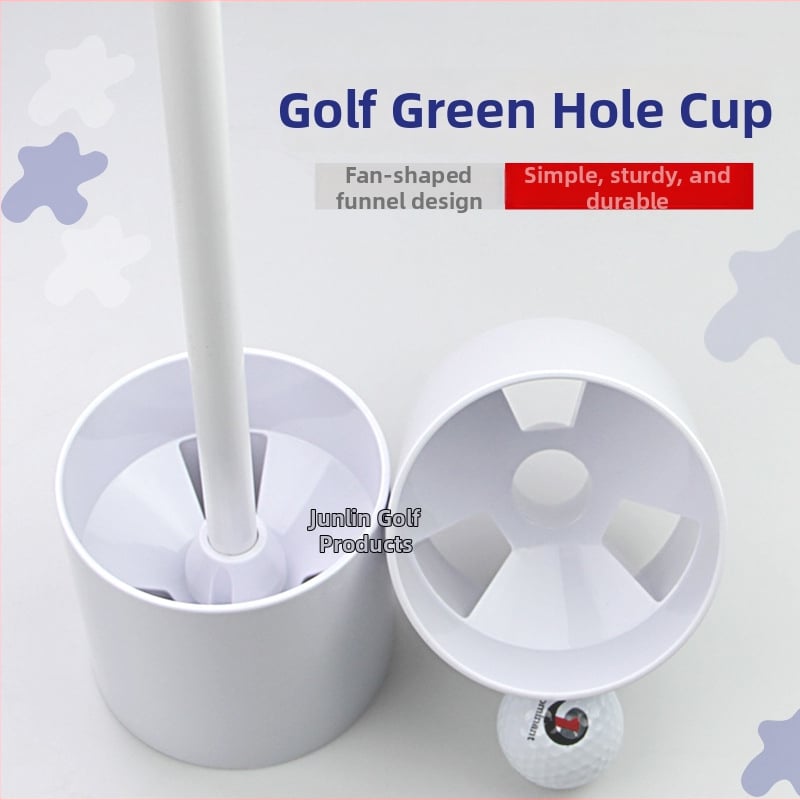 Odnímateľné ABS plastové jadro pre golfový jamok cup, s konusom a odvodňovacou dierkou