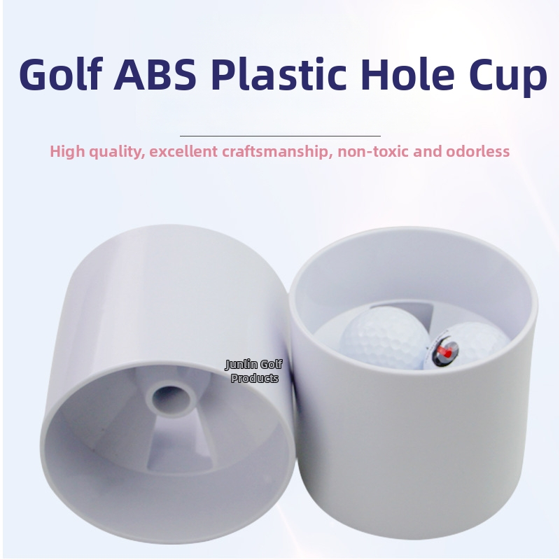 Odnímateľné ABS plastové jadro pre golfový jamok cup, s konusom a odvodňovacou dierkou