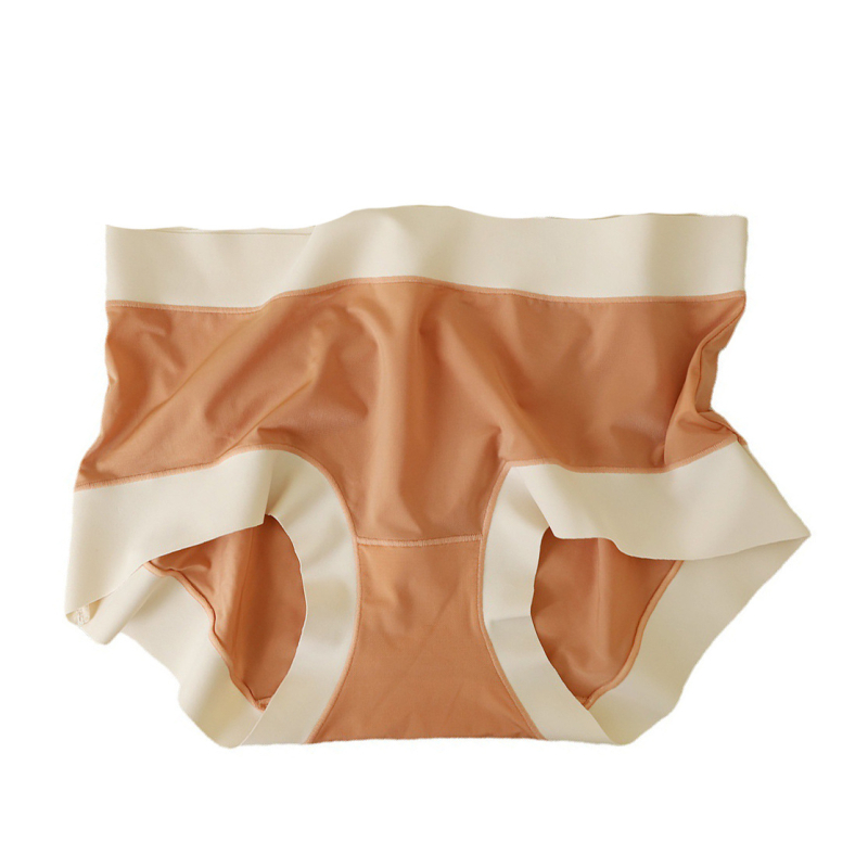 N755 Ice Silk Nude boja, bešivne gaćice srednjeg pojasa, antibakterijska tkanina
