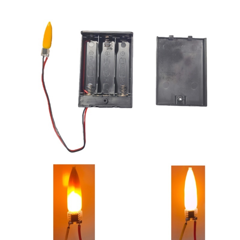 Платка за лампа с батерия, 3V/5V, имитационна свещ, PCB