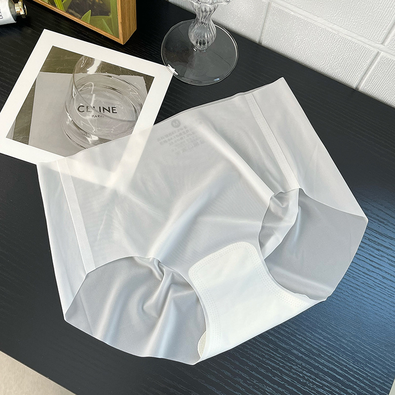 Ženske gaćice od Ice Silk, bezšivne, ultra tanke, prozračne, 3D dizajn bokova, brzo sušeća pamuk podstava, nevidljive gaćice