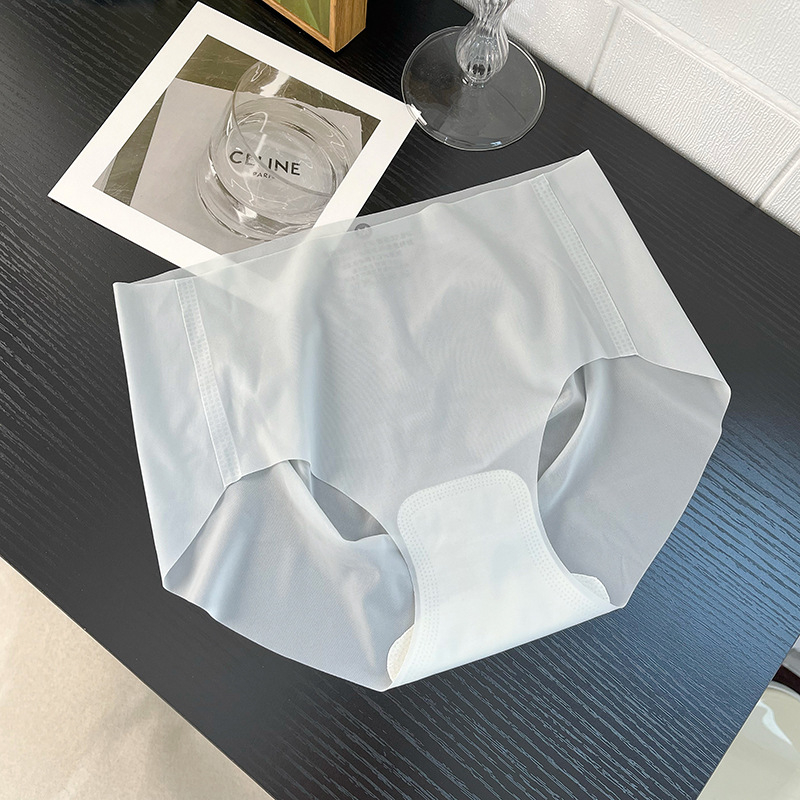 Ženske gaćice od Ice Silk, bezšivne, ultra tanke, prozračne, 3D dizajn bokova, brzo sušeća pamuk podstava, nevidljive gaćice