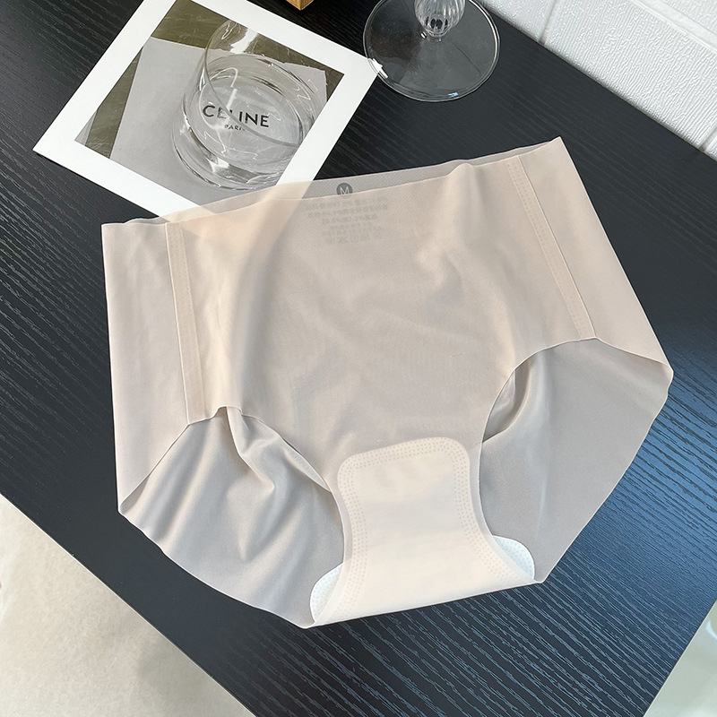Ženske gaćice od Ice Silk, bezšivne, ultra tanke, prozračne, 3D dizajn bokova, brzo sušeća pamuk podstava, nevidljive gaćice