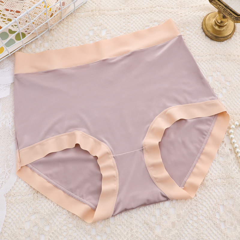 Qiaolifin Ženske gaćice s visokim strukom, svilen dodir, udobne, plus veličina — kontrola trbuha i podizanje bokova, ice silk briefs