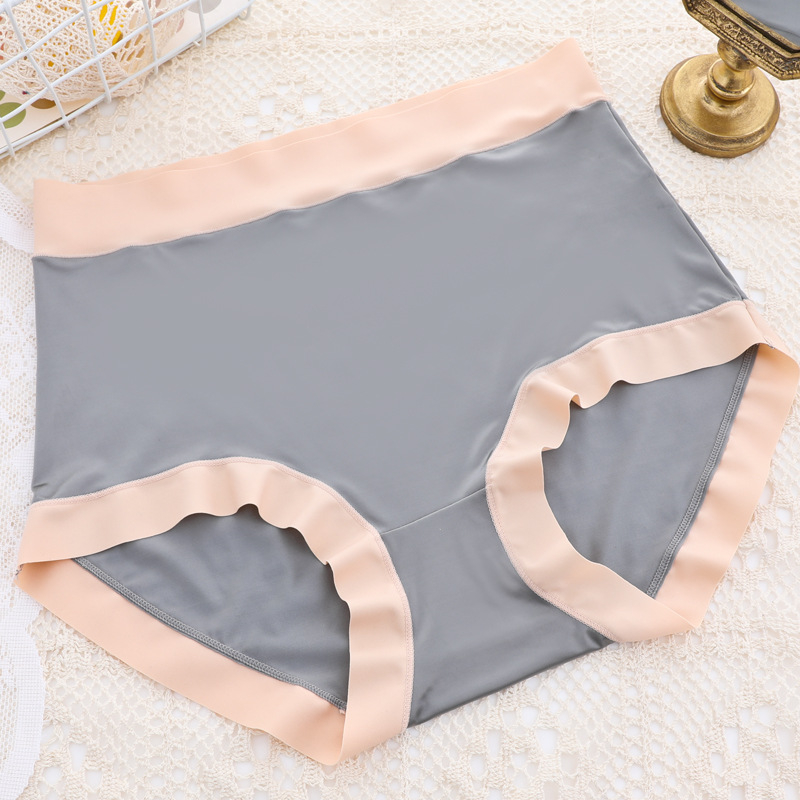 Qiaolifin Ženske gaćice s visokim strukom, svilen dodir, udobne, plus veličina — kontrola trbuha i podizanje bokova, ice silk briefs