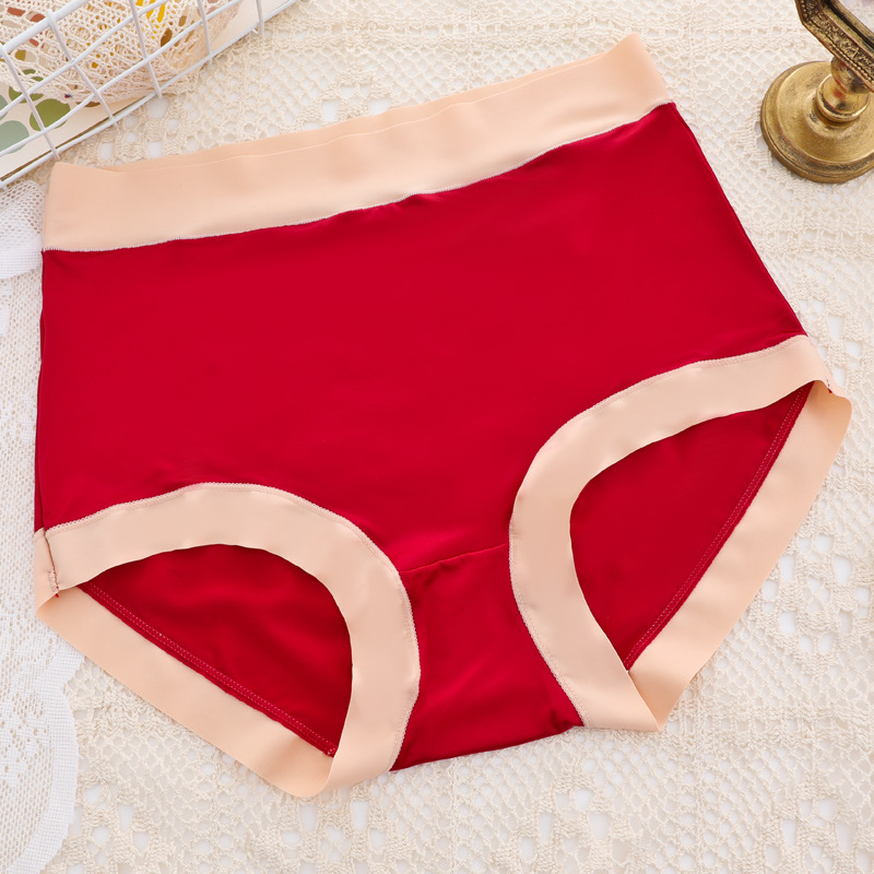 Qiaolifin Ženske gaćice s visokim strukom, svilen dodir, udobne, plus veličina — kontrola trbuha i podizanje bokova, ice silk briefs