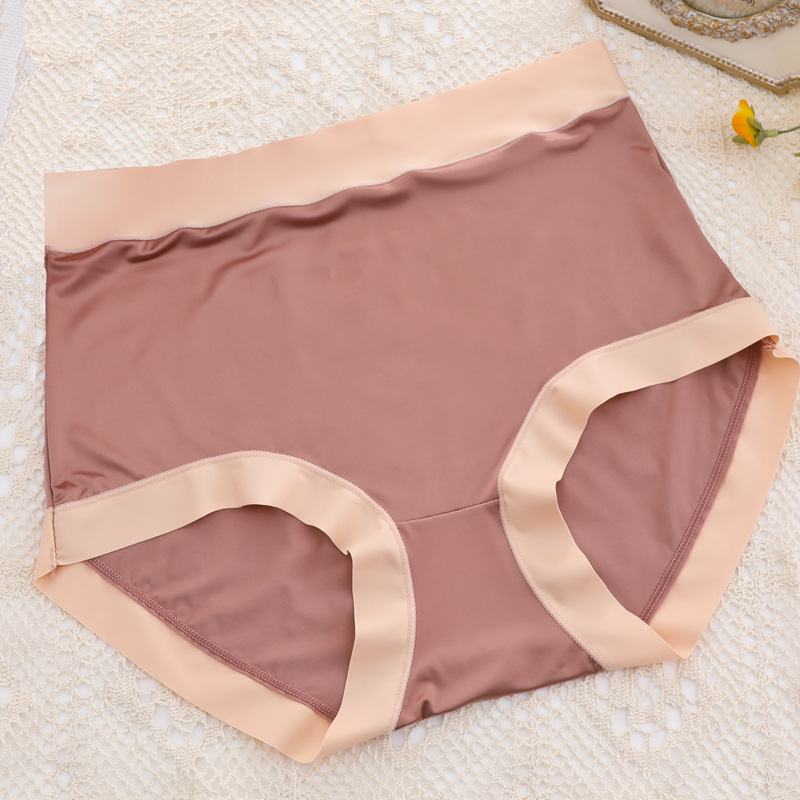 Qiaolifin Ženske gaćice s visokim strukom, svilen dodir, udobne, plus veličina — kontrola trbuha i podizanje bokova, ice silk briefs