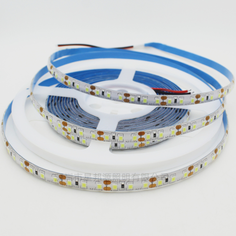 LED trak 2835 vodootporan, fleksibilan, 120 LED, 12V, 9.6W/m, Ružičasta, Ledena plava, Zlatna, Unutarnje osvjetljenje za esport