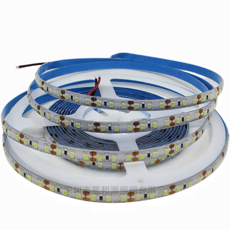 LED trak 2835 vodootporan, fleksibilan, 120 LED, 12V, 9.6W/m, Ružičasta, Ledena plava, Zlatna, Unutarnje osvjetljenje za esport