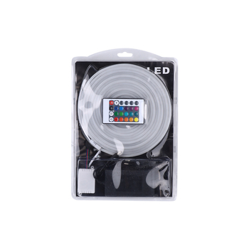 RGB neonski silikon LED trak, fleksibilna, 64 boja ambijentalnog osvjetljenja, 5V/12V/24V, 108 LED, vodootporna za vanjsku upotrebu