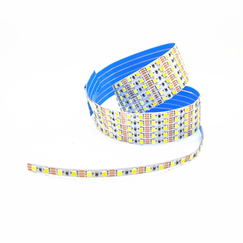 Dvobojni LED trak za ogledalo za šminkanje, 120 LED, širina 5 mm, 2835 SMD, RGB promjena boje, neprekidno podešavanje jačine svjetla