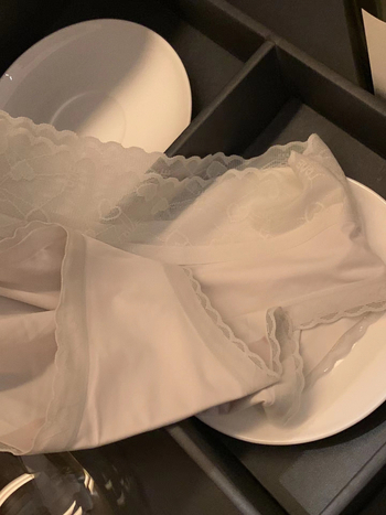 Qingxiaoer Ženske gaćice od Ice Silk, srednji pojas, trokutastog kroja, prozračne, ultra-tanke, s pamukom u preponskom dijelu