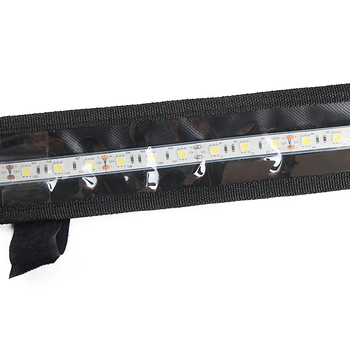 Vanjska LED traka za kampiranje, tri boje, vodootporna, s repelentom protiv komaraca, fleksibilna, DC12V, IP68, regulacija jačine svjetla