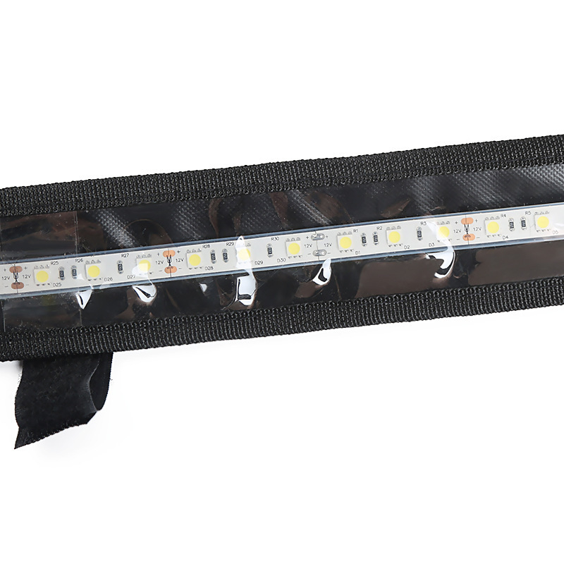 Vanjska LED traka za kampiranje, tri boje, vodootporna, s repelentom protiv komaraca, fleksibilna, DC12V, IP68, regulacija jačine svjetla