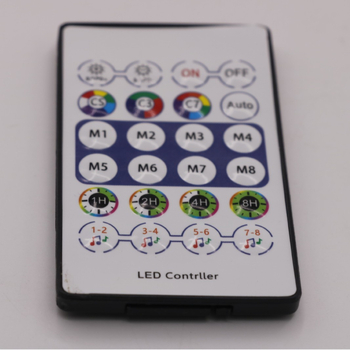 RGB LED neonska traka od silikona, fleksibilna, USB 5V, vodootporna, 54 LED/m, 8W/m, Bluetooth daljinsko upravljanje