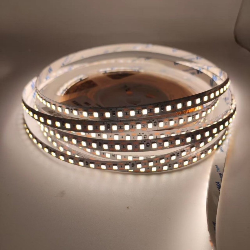 LED linearno svjetlo za ormar, samoljepljivo, dimmable, 24V, 120 LED/m, 2835 čipovi, 120° snop, unutarnje osvjetljenje