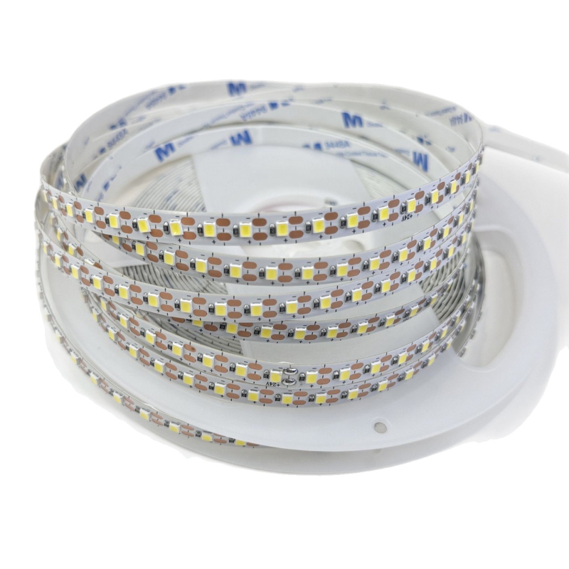 LED linearno svjetlo za ormar, samoljepljivo, dimmable, 24V, 120 LED/m, 2835 čipovi, 120° snop, unutarnje osvjetljenje