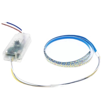 LED stropna svjetiljka jedinstvenog dizajna, zamjenski izvor svjetla, 220V pogon, trobojna mekana LED traka s tlmenjem, 2835 dvobojna temperatura