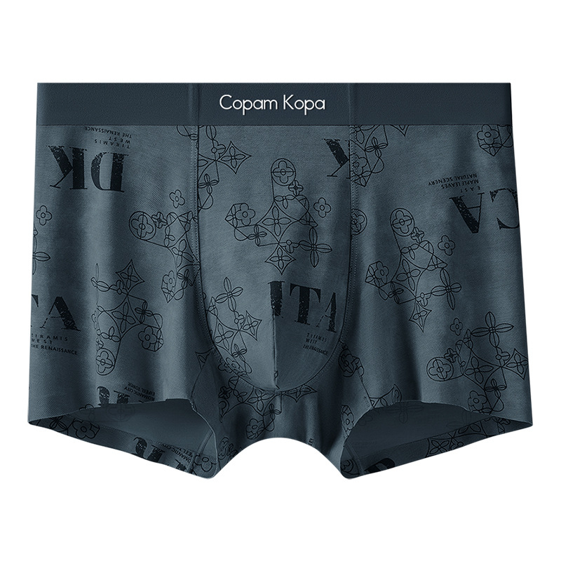 Muške bokserice Lenzing Modal, bez šavova, prozračne boxer briefs s mulberry silk krokom i antibakterijskim predjelom