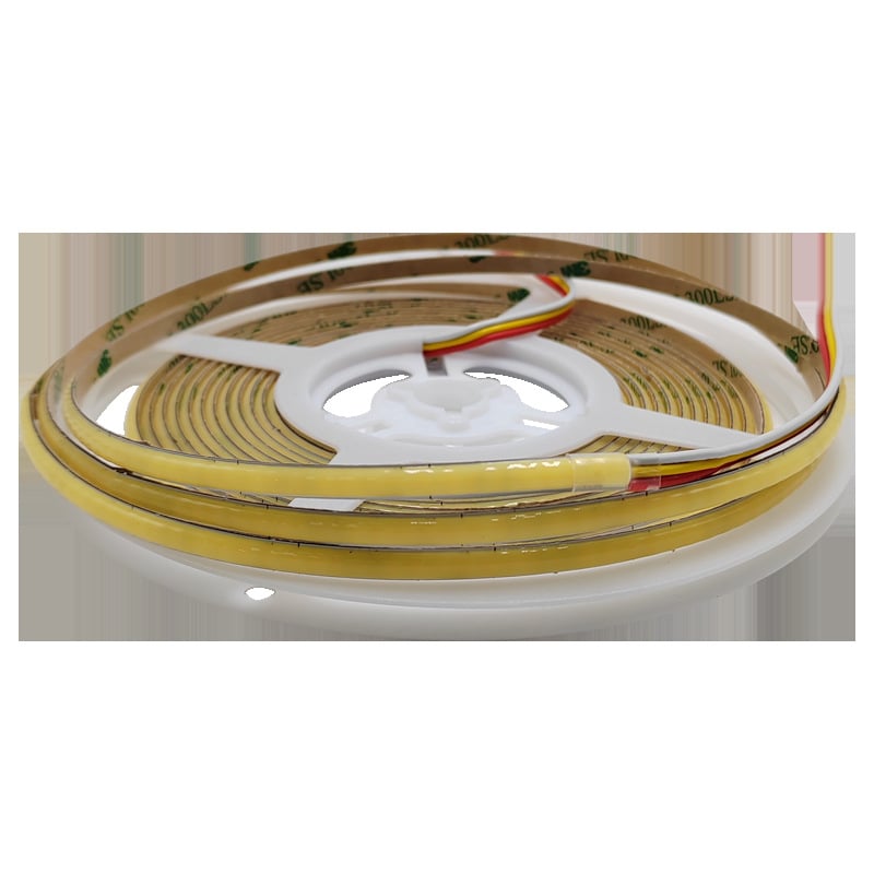 24V dimabilna COB LED traka s tri boje i dvobojna LED traka, samoljepljiva, unutarnja rasvjeta dnevnog boravka