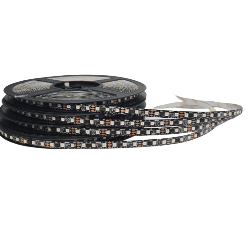 12V RGB LED trak s vanjskim IC-om, 3535 LED-ovi, 96 LED, širina 8 mm, model SM16703, tri LED-a po segmentu