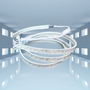LED traka 220V, 3030 LED-ova, tri reda, ultra sjajna, vodootporna rasvjeta za strop za kućne i poslovne prostore, unutarnje i vanjske primjene, 24V–36V