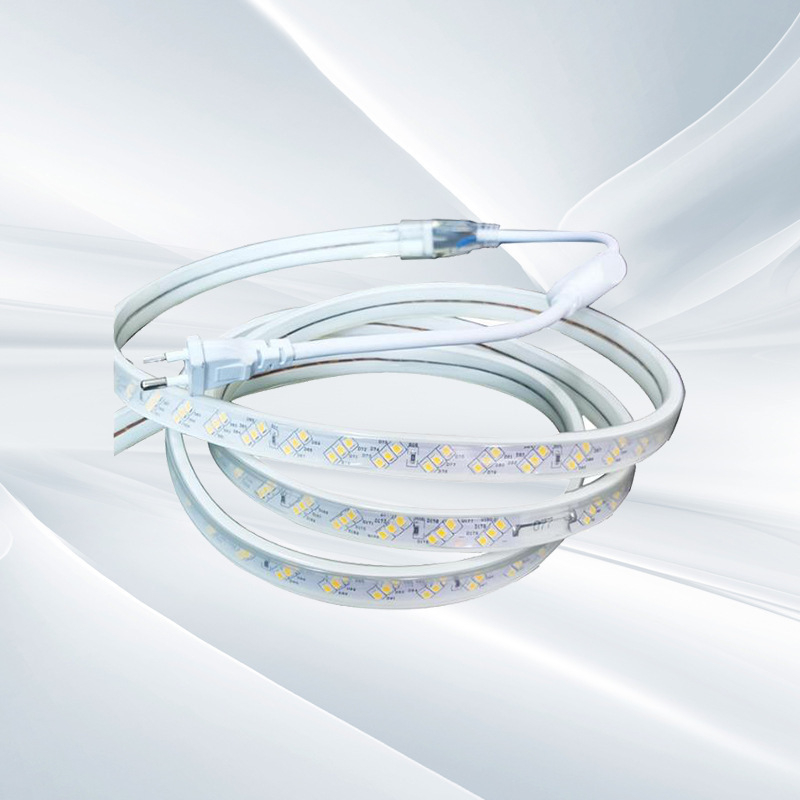 LED traka 220V, 3030 LED-ova, tri reda, ultra sjajna, vodootporna rasvjeta za strop za kućne i poslovne prostore, unutarnje i vanjske primjene, 24V–36V