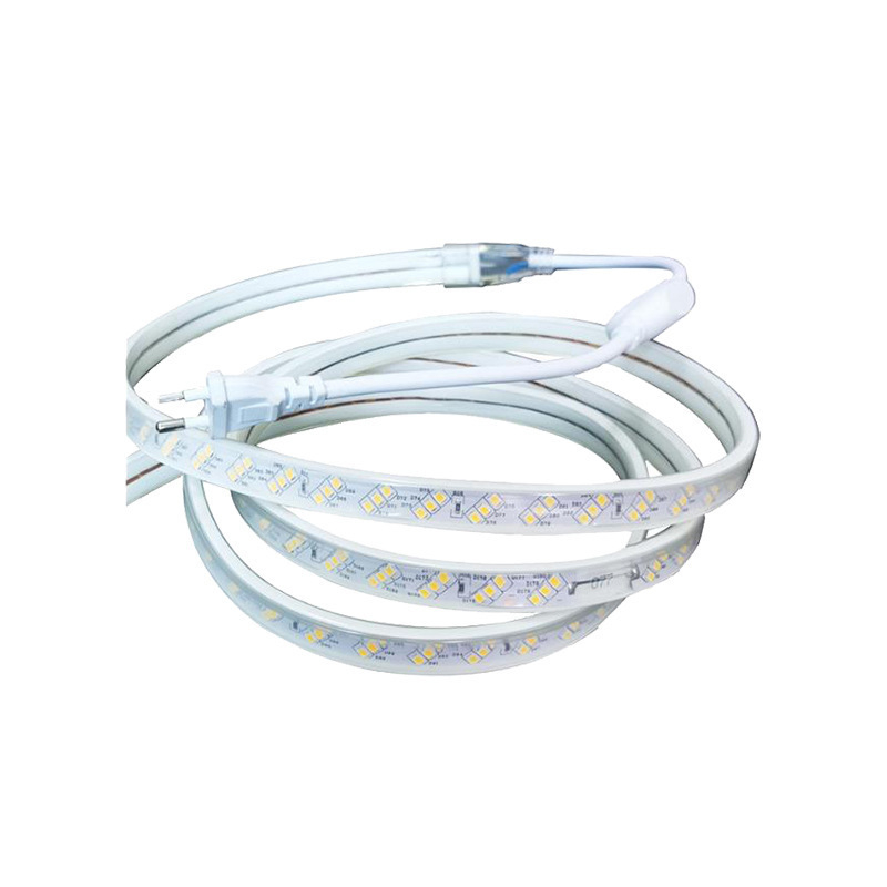 LED traka 220V, 3030 LED-ova, tri reda, ultra sjajna, vodootporna rasvjeta za strop za kućne i poslovne prostore, unutarnje i vanjske primjene, 24V–36V