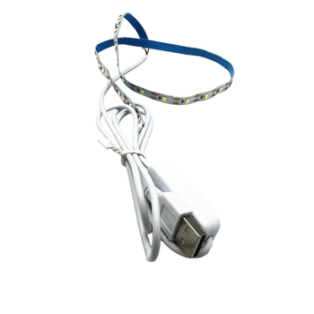 5V trobojna prilagodljiva LED traka s 120 LED dioda, USB prekidač za osvjetljenje okvira za fotografije, dvobojni kozmetički ogledalo i LED poklon kutija