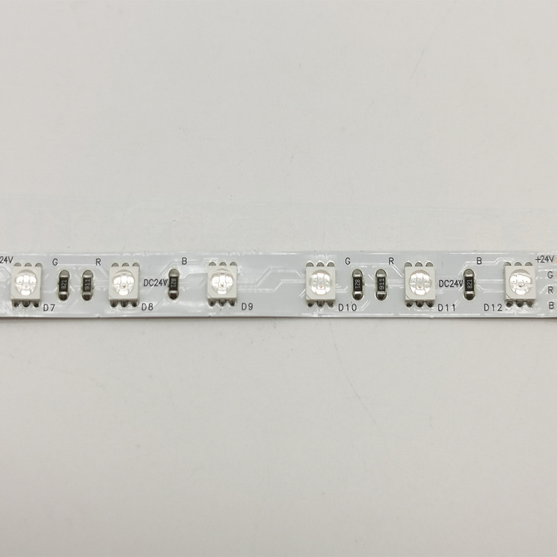 5050 višebojni LED trak za unutarnje osvjetljenje automobila, 60 LED, 12V, ambijentalno osvjetljenje