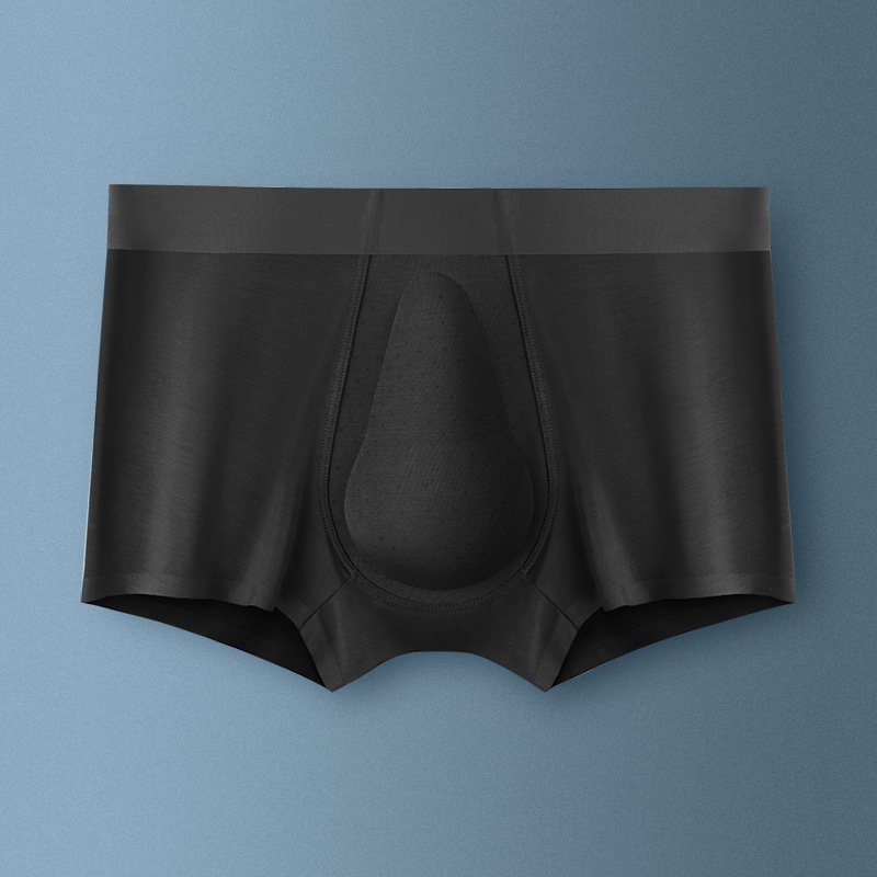 3D latex 60s modal muške bokserice, udobne i prozračne, antibakterijske s bakrovim ionima, bez šavova