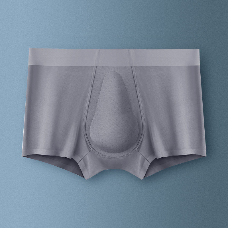 3D latex 60s modal muške bokserice, udobne i prozračne, antibakterijske s bakrovim ionima, bez šavova
