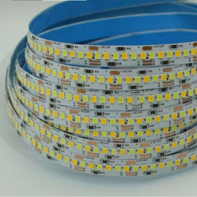 2835 dvobojna LED traka, 24V niska napetost, fleksibilno stropno osvjetljenje, daljinsko upravljanje
