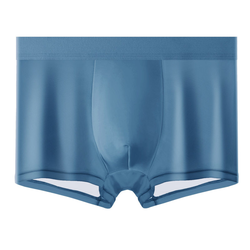Muške boxerice od ice silk, bezšivne, opuštenog kroja, za ljeto, ultra tanke, hladne i prozračne, brzo se suše, srednji struk