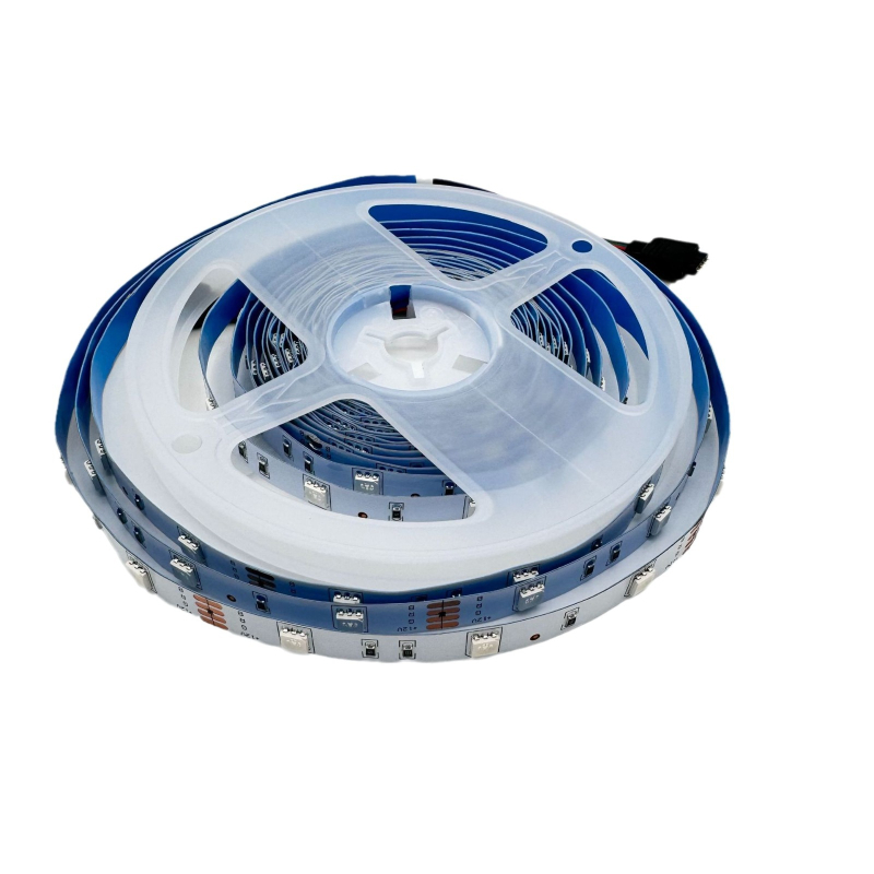 12V RGB LED traka, fleksibilna, dimabilna, 30/60 LED-ova, ambijentalno osvjetljenje u punoj boji, daljinsko upravljanje