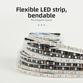 5V RGB fleksibilni LED trak s USB-om, samoljepljiv za pozadinsku stijenu, DIY računalni stol atmosfersko osvjetljenje