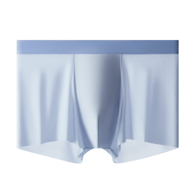 Muške boxerice od Ice Silk, plus veličina, prozračne, antibakterijske, brzo se suše, s pamukom u preponama