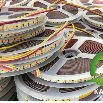 2835 LED mekani svjetlosni trak, 240 LED-a, dvobojna temperatura boje CCT, prilagodljiva jačina, trobojni visok CRI, osvjetljenje ormara niskog napona