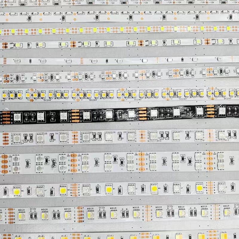 Dvobojna 2835 LED traka za ogledalo za šminkanje, 60 ili 120 LED, 3V–12V