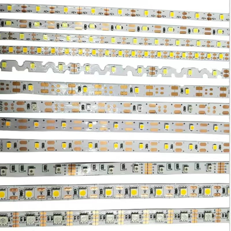 Dvobojna 2835 LED traka za ogledalo za šminkanje, 60 ili 120 LED, 3V–12V