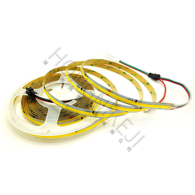 Cob LED traka 24V, 360 LED-a, CRI 90, 11W/m, dimmabilna, daljinsko/pametno upravljanje, unutarnje stropno linearno osvjetljenje, 5 m rolna